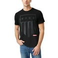 thumbnail image 1 of Ma Croix Mens Graphic Print Stars Horizontal Stripe USA Flag T Shirt, 1 of 6