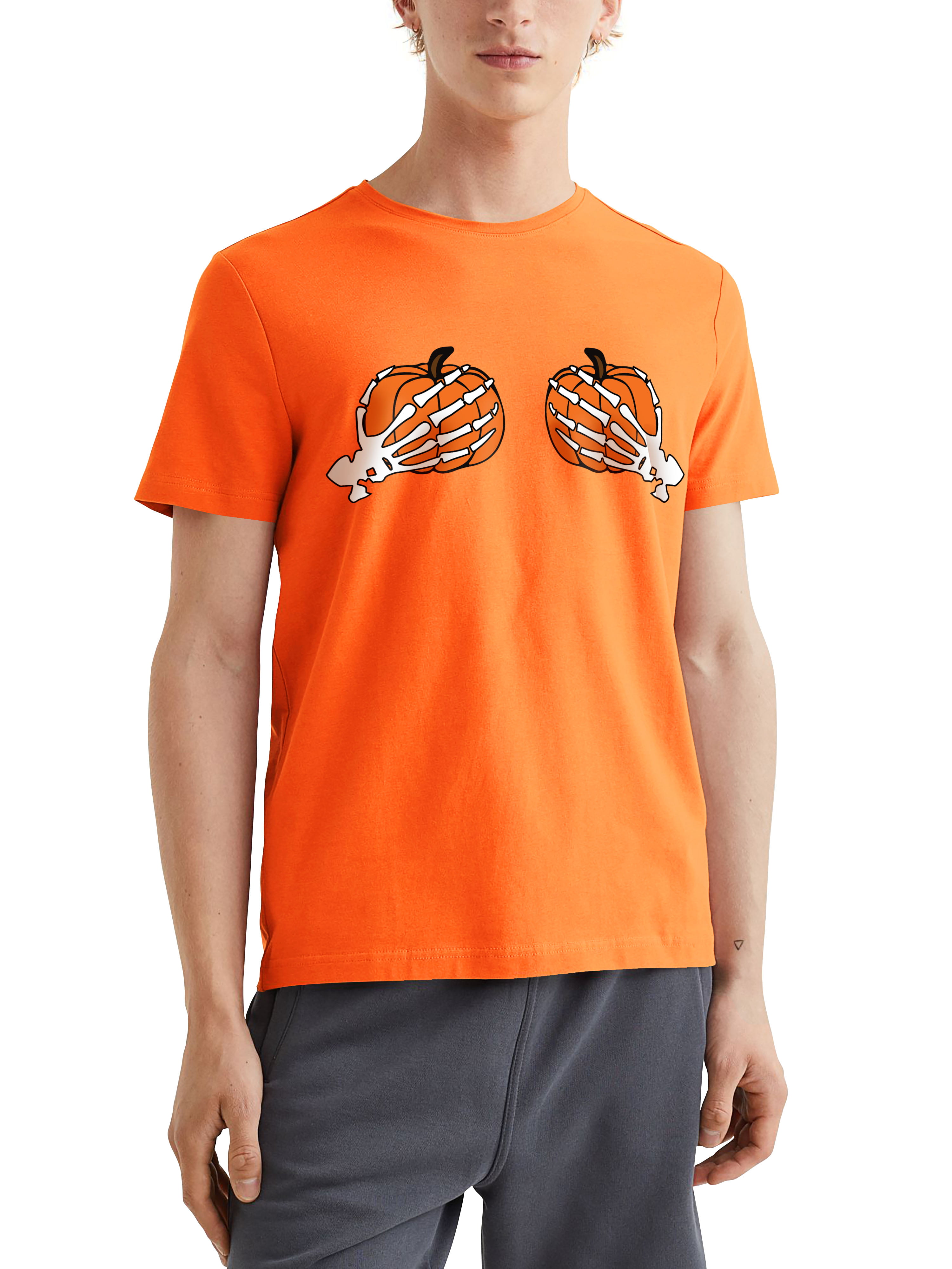 Louis Vuitton Men's Pumpkin Printed Tshirt