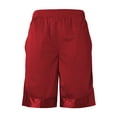 thumbnail image 1 of Ma Croix Mens Heavy Mesh Shorts with Zipper Pockets Basketball Elastic Gym Athletic Sportwear, 1 of 7