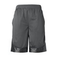 thumbnail image 1 of Ma Croix Mens Heavy Mesh Shorts with Zipper Pockets Basketball Elastic Gym Athletic Sportwear, 1 of 7