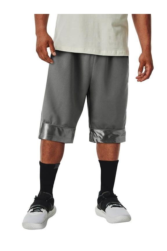 Mens Heavyweight Mesh Breathable Durable Zipper Pocket Basketball Gym Shorts