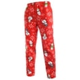 thumbnail image 1 of Ma Croix Mens Holiday Pattern Fuzzy Pajama Pants Fleece Brushed Sweatpants Sherpa Sleepwear, 1 of 5