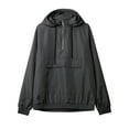 thumbnail image 1 of Ma Croix Mens Hooded Windbreaker Zip Pullover, 1 of 6
