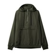 thumbnail image 1 of Ma Croix Mens Hooded Windbreaker Zip Pullover, 1 of 6