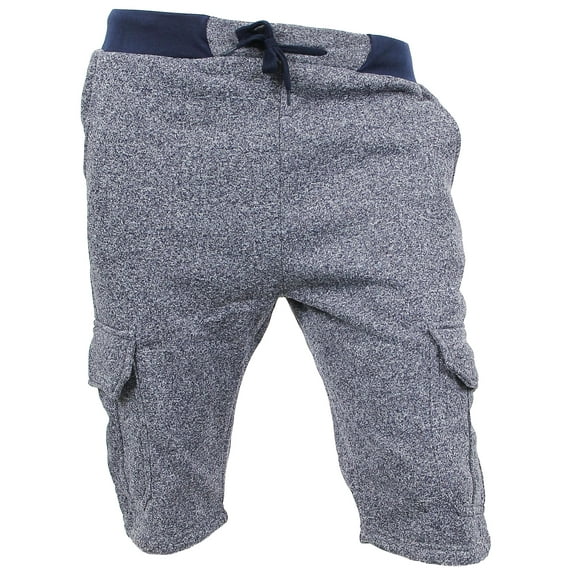 Ma Croix Mens Jogger Shorts Fleece Slim Fit Brushed Textured