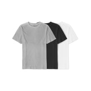 Ma Croix Mens Lightweight Classic Premium 3-Pack Short Sleeve Crew Neck T-Shirt