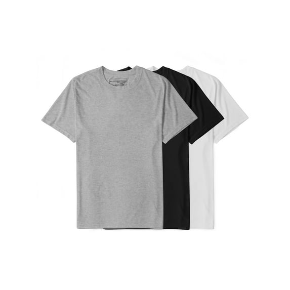 Ma Croix Mens Lightweight Classic Premium 3-Pack Short Sleeve Crew Neck T-Shirt