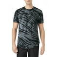 thumbnail image 1 of Ma Croix Mens Lightweight Hipster Urban Round Hemline Multicolor Tie Dye T Shirt, 1 of 6