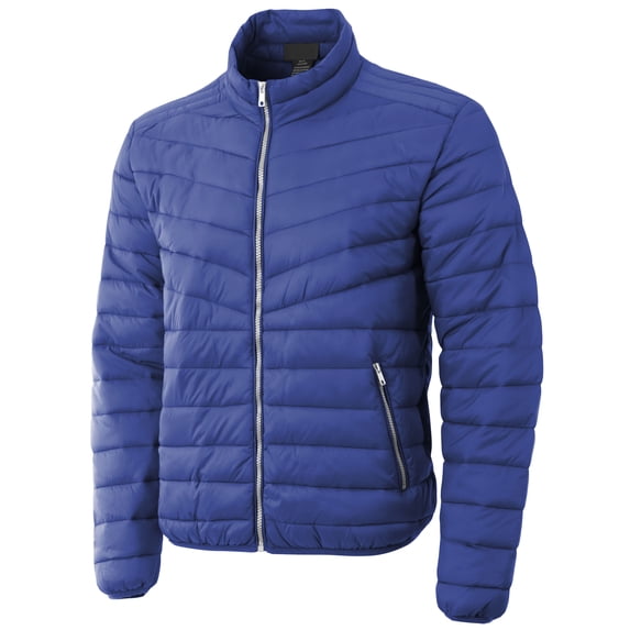 Ma Croix Mens Lightweight Puffer Jacket Alternative Down Quilted Hiking Parka