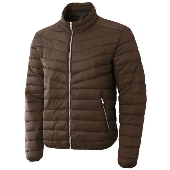 Ma Croix Mens Lightweight Puffer Jacket Alternative Down Quilted Hiking Parka