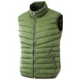 thumbnail image 1 of Ma Croix Mens Lightweight Puffer Vest Alternative Down Quilted Hiking Parka with Hood, 1 of 8
