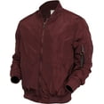 thumbnail image 1 of Ma Croix Mens MA-1 Bomber Windbreaker Jacket Comfort Warm Style, 1 of 3