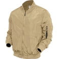 thumbnail image 1 of Ma Croix Mens MA-1 Bomber Flight Jacket Slim Lightweight Windbreaker, 1 of 3