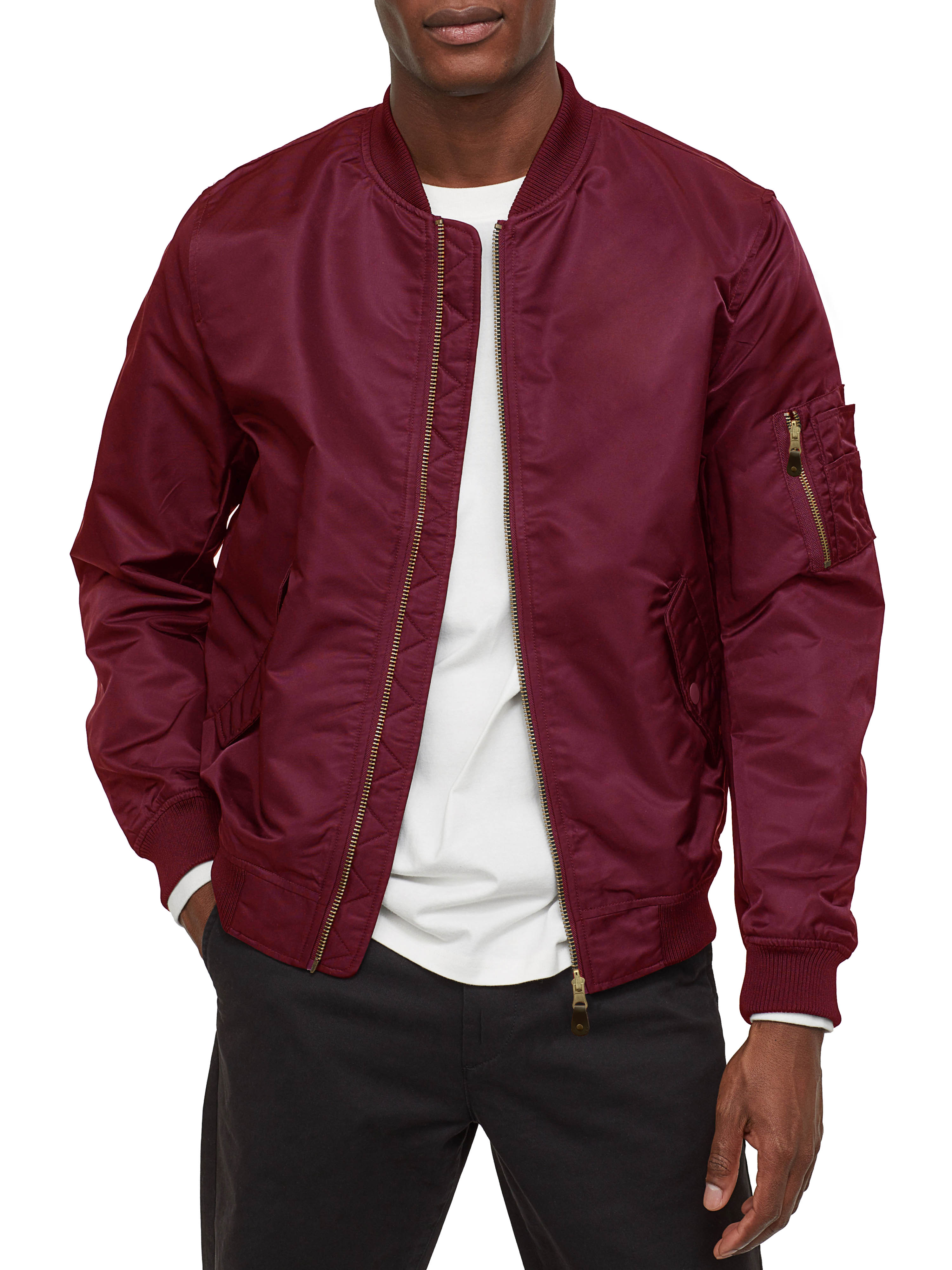 Ma Croix Mens MA-1 Premium Bomber Jacket Flight Jacket
