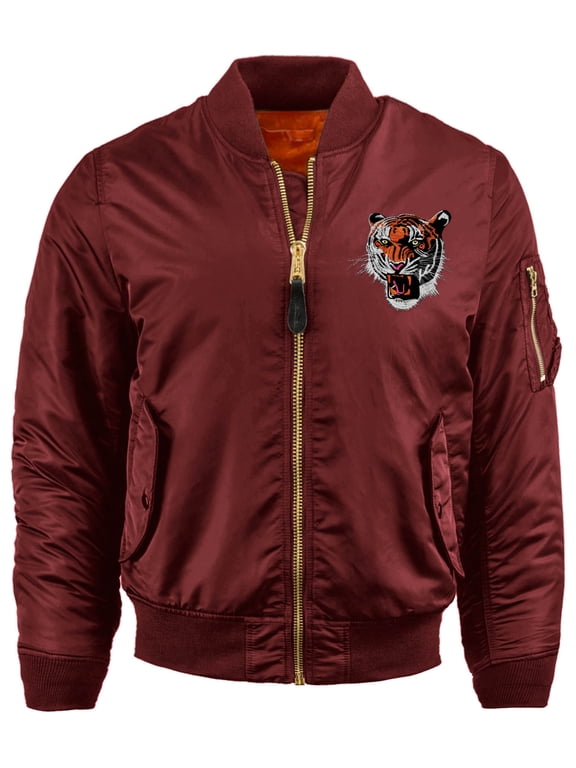 Mens PATCH BOMBER JACKET Premium Padded Zip Up Casual MA-1 Flight Souvenir Outerwear
