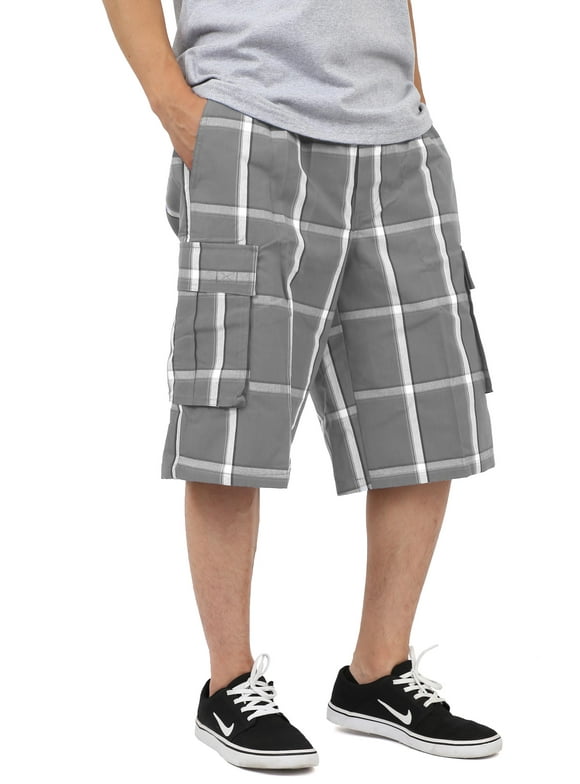 Plaid Shorts Men