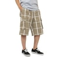 thumbnail image 1 of Ma Croix Mens PLAID SHORTS Cargo Pants Casual Comfort Fit S-5XL, 1 of 3