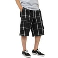 thumbnail image 1 of Ma Croix Mens PLAID SHORTS Cargo Pants Casual Comfort Fit S-5XL, 1 of 3
