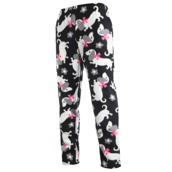 Ma Croix Mens Pet Fuzzy Pajama Pants Fleece Brushed Sweatpants Sherpa Sleepwear