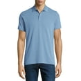 thumbnail image 1 of Ma Croix Mens Pique Polo Shirt Regular Fit Short Sleeve Plain Cotton Tee, 1 of 4