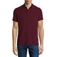 thumbnail image 1 of Ma Croix Mens Pique Polo Shirt Regular Fit Short Sleeve Plain Cotton Tee, 1 of 4