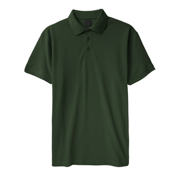 Ma Croix Mens Pique Polo Shirts Regular Fit Short Sleeve Plain Cotton Tee