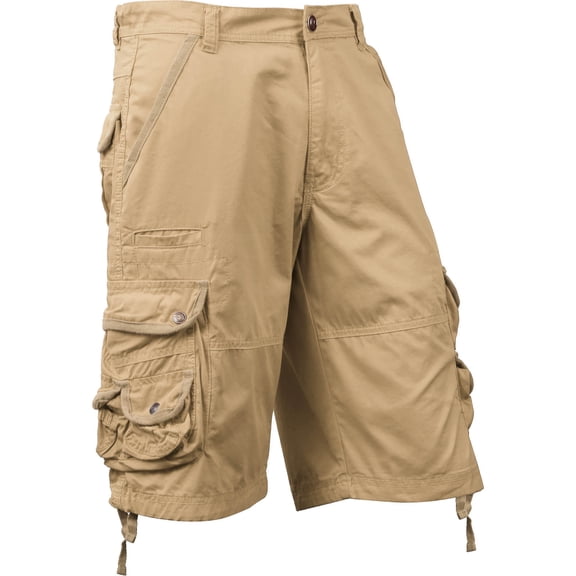 Ma Croix Mens Premium Cargo Shorts Loose Fit Twill Cotton Pants Multi Pocket Outdoor Wear Utility