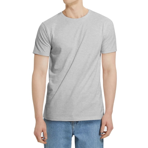 Ma Croix Mens Premium Cotton Casual Crew Neck Short Sleeve Tee Shirt