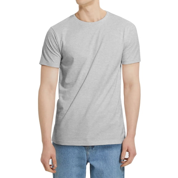 Ma Croix Mens Premium Cotton Casual Crew Neck Short Sleeve Tee Shirt