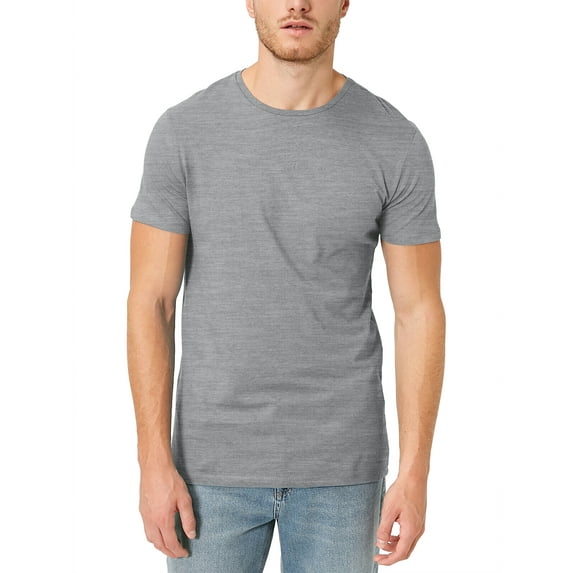 Ma Croix Mens Premium Cotton Casual Crew Neck Short Sleeve Tri Blend Fabric Tee Shirt