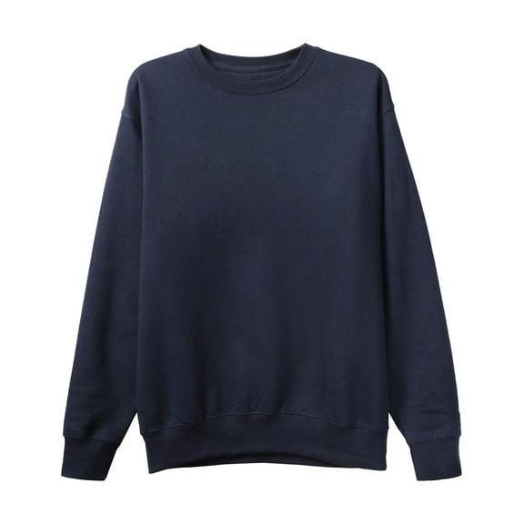 Ma Croix Mens Premium Crewneck Sweatshirt Basic Casual Fleece Sweater