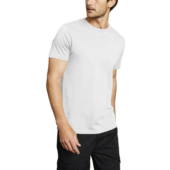 Ma Croix Mens Premium Dri Release Casual Crew Neck Short Sleeve Moisture Wicking Fabric Tee Shirt