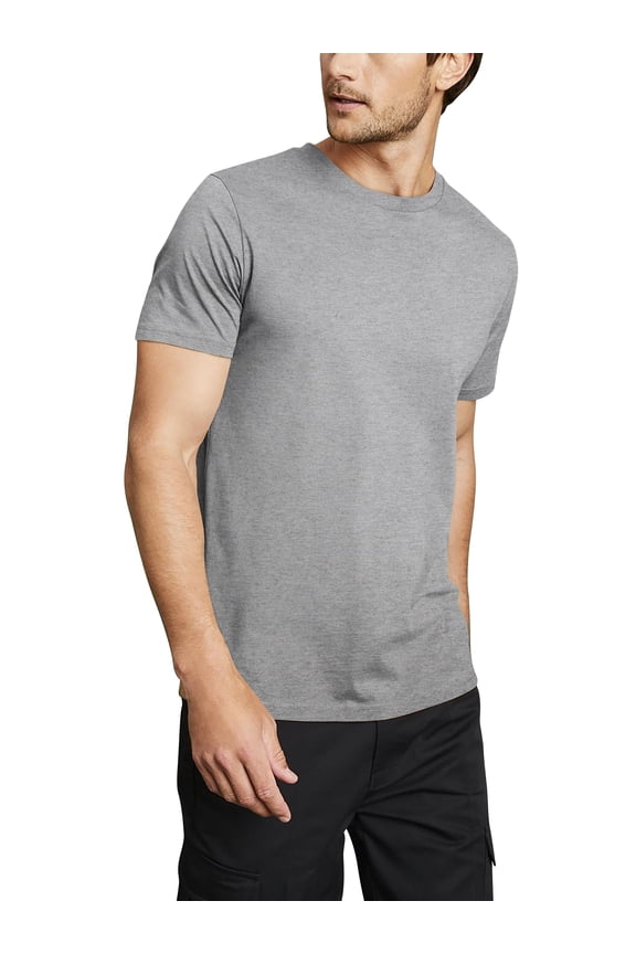 Mens Premium Dri Release Casual Crew Neck Short Sleeve Moisture Wicking Fabric Tee Shirt