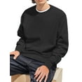 thumbnail image 1 of Ma Croix Mens Premium Fleece Crewneck Sweatshirt Casual Brushed Cotton Sweater, 1 of 5