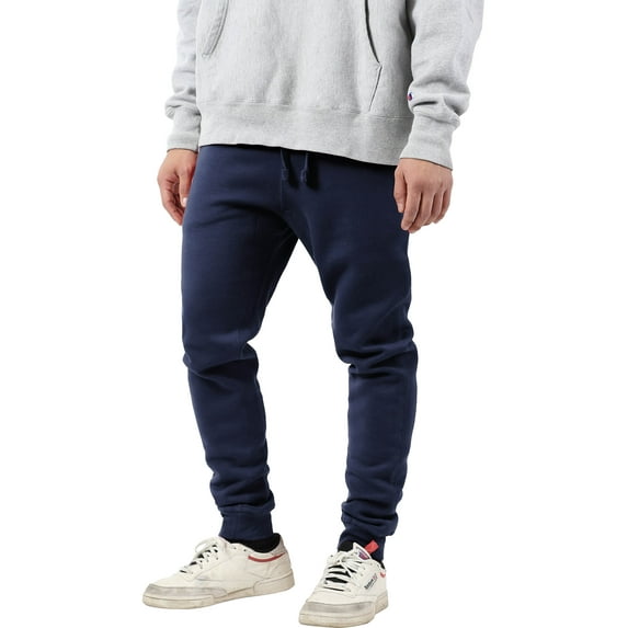 Ma Croix Mens Premium Fleece Joggers Slim Fit Casual Elastic Gym Sweatpants