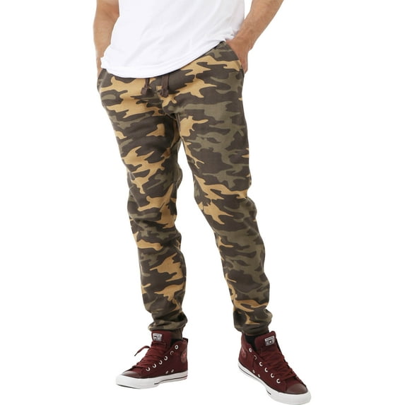 Ma Croix Mens Premium Fleece Joggers Slim Fit Casual Elastic Gym Sweatpants