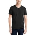thumbnail image 1 of Ma Croix Mens Premium Heavyweight V-Neck T-Shirts Essential Casual, Up to 5XL, 1 of 6