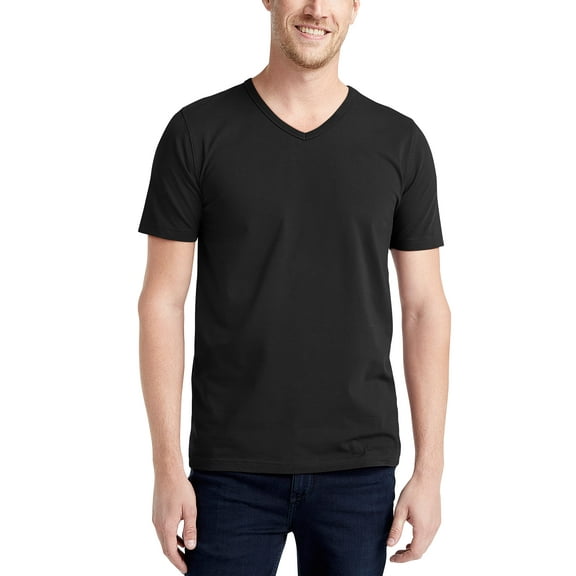 Ma Croix Mens Premium Heavyweight V-Neck T-Shirts Essential Casual, Up to 5XL