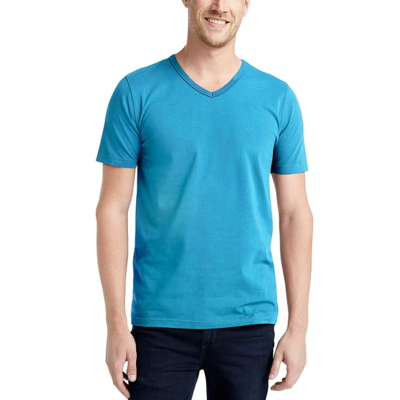 Ma Croix Mens Premium Heavyweight V-Neck T-Shirts Essential Casual, Up to 5XL