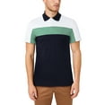 thumbnail image 1 of Ma Croix Mens Premium Lightweight Heritage Chest Stripe Pattern Polo Short Sleeve Pique Golf T Shirt, 1 of 6