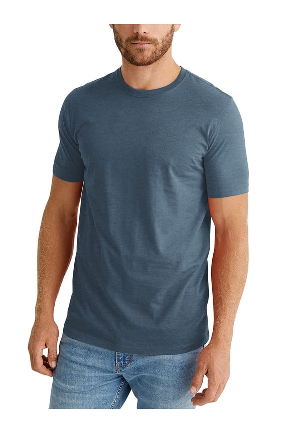 Mens Premium Organic Cotton Comfort Customizable Short Sleeve T Shirt