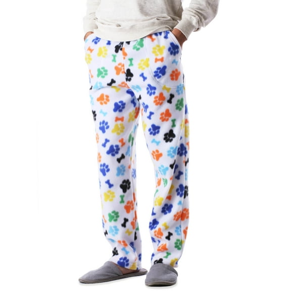 Ma Croix Mens Premium Pajama Pants Animal Knit Fleece Lounge PJ Bottom with Pockets
