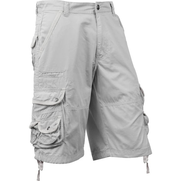 Ma Croix Mens Premium Utility Loose Fit Twill Cotton Multi Pocket Cargo Shorts Outdoor Wear