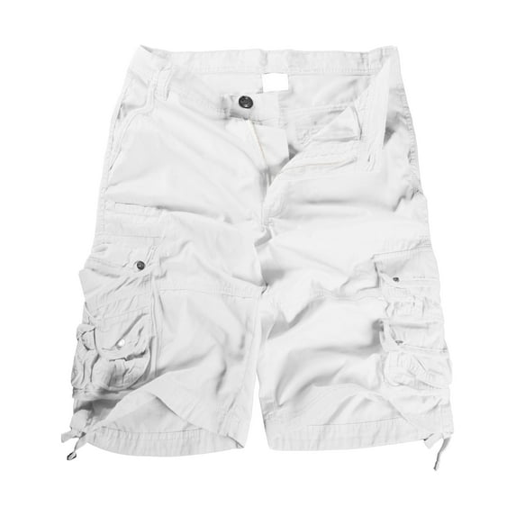 Ma Croix Mens Premium Utility Loose Fit Twill Cotton Multi Pocket Cargo Shorts Outdoor Wear