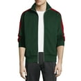 thumbnail image 1 of Ma Croix Mens Premium Vintage Track Jacket Performance Active Slim Fit Pique Jacket with Side Taping, 1 of 8