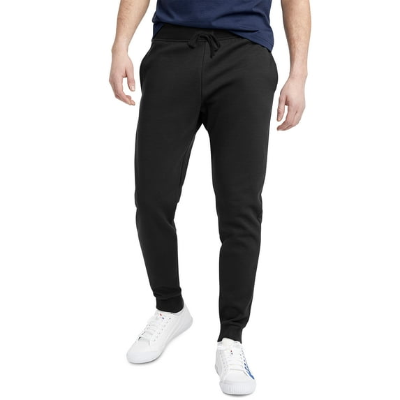Ma Croix Mens Premium Wrinkle Resistant Soft Cotton Blended Slim Fit Jogger Pants with Elastic Waistband Sweatpants