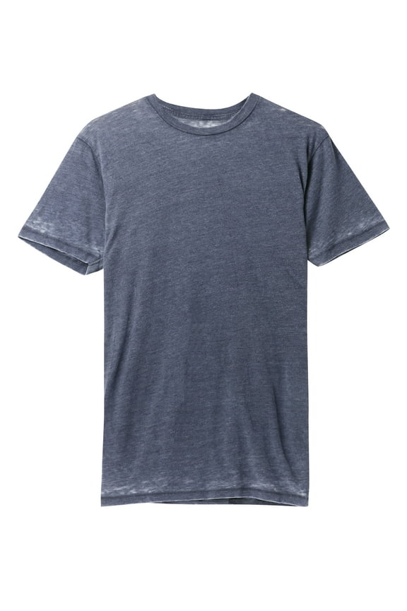 Mens Short Sleeve Burnout Casual T Shirts Soft Faded Vintage Crewneck Tee