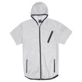thumbnail image 1 of Ma Croix Mens Short Sleeve Longline Hoodie and Shorts Lightweight Activewear, 1 of 5