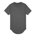 thumbnail image 1 of Ma Croix Mens Short Sleeve Raglan T Shirt Longline Extended Tee, 1 of 5