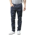 thumbnail image 1 of Ma Croix Mens Skinny Jeans Stretch Skinny Fit Slim Denim Pants, 1 of 6